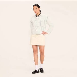 Woolrich Women’s Cream Sweater Shacket Jacket Size L NWT